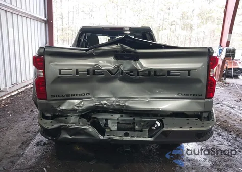 2023 Chevrolet Silverado 1500 2Wd Standard Bed Custom из США, поврежденный, VIN 1GCRABEK3PZ208535